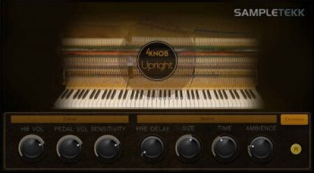 SampleTekk 4Knob Upright Content Halion